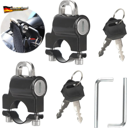 Motorradhelmschloss mit