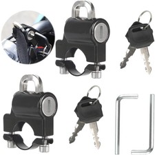 2x Aluminium Helmschloss mit 4